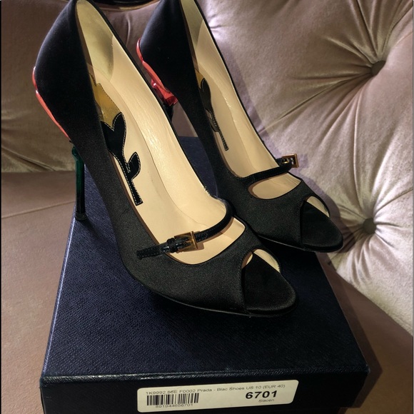 Prada Shoes - Prada Flower Heeled shoes